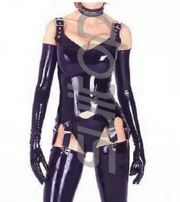 Women's sets including vest with garter belt & briefts & long gloves & stockings and support custom tailored suit