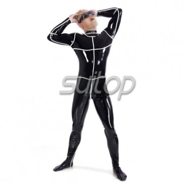 New Arrival latex fashion catsuit for man