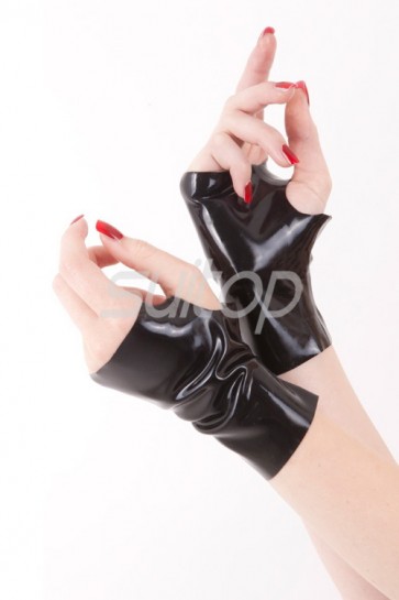 Latex rubber gloves handmade custom made glove mitten