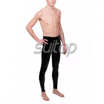 Men's Rubber latex legging no zip