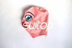 handmade latex mask sexy hood for adult CLUB COSPLAY SUITOP