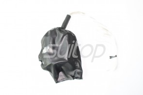 natural rubber hoods for adults with long hairs