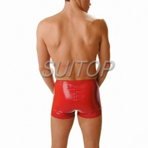 Men 's latex boxer shorts for adult people