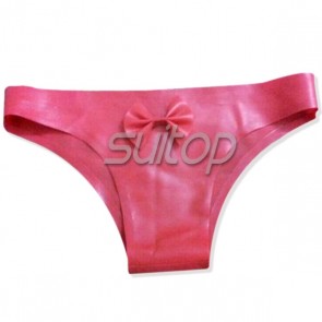 Suitop  latex rubber lovely briefs underwear women
