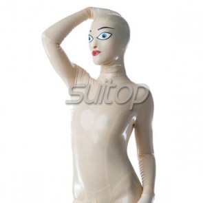 Suitop free shipping latex fetish mask sexy rubber hood Cartoon