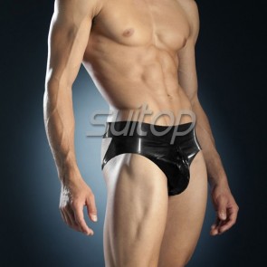 Suitop  male's latex lingerie briefs latex Latex Jockstrap