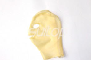 Fashionable transparent hood latex hood is suitable for women