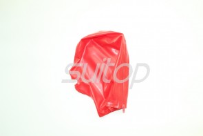  Latex hoods red  only opens the nostrils and mouth 